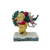 Figurine: Winnie the Pooh & Piglet - A Tree for Two (Christmas Tree) NEW