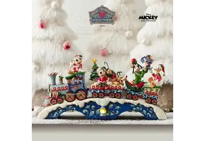 Figurine: Mickey & Friends - Christmas Cheer on Track (Train) NEW