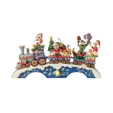 Figurine: Mickey & Friends - Christmas Cheer on Track (Train) NEW