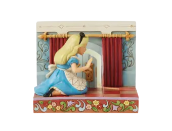 Figurine: Alice in Wonderland - Curiouser and Curioser (LED Lit)