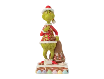 Figurine: Grinch - Eating Cookies