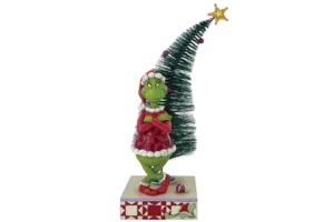 Figurine: Grinch -  Arms crossed wih Sisal Tree