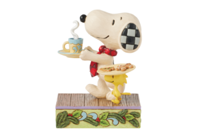 Figurine: Snoopy & Woodstock - Santa's Sweet Surprise (Cookies for Santa)