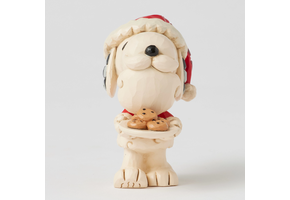 Mini Figurine: Snoopy - Santa