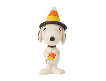 Mini Figurine: Snoopy - with Candy Corn Hat