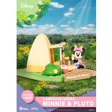 PVC Diorama: Minnie Mouse & Pluto - D-Stage Campsite Series