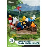 PVC Diorama: Goofy & Donald Duck - D-Stage Campsite Series