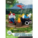 PVC Diorama: Goofy & Donald Duck - D-Stage Campsite Series