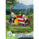 PVC Diorama: Goofy & Donald Duck - D-Stage Campsite Series