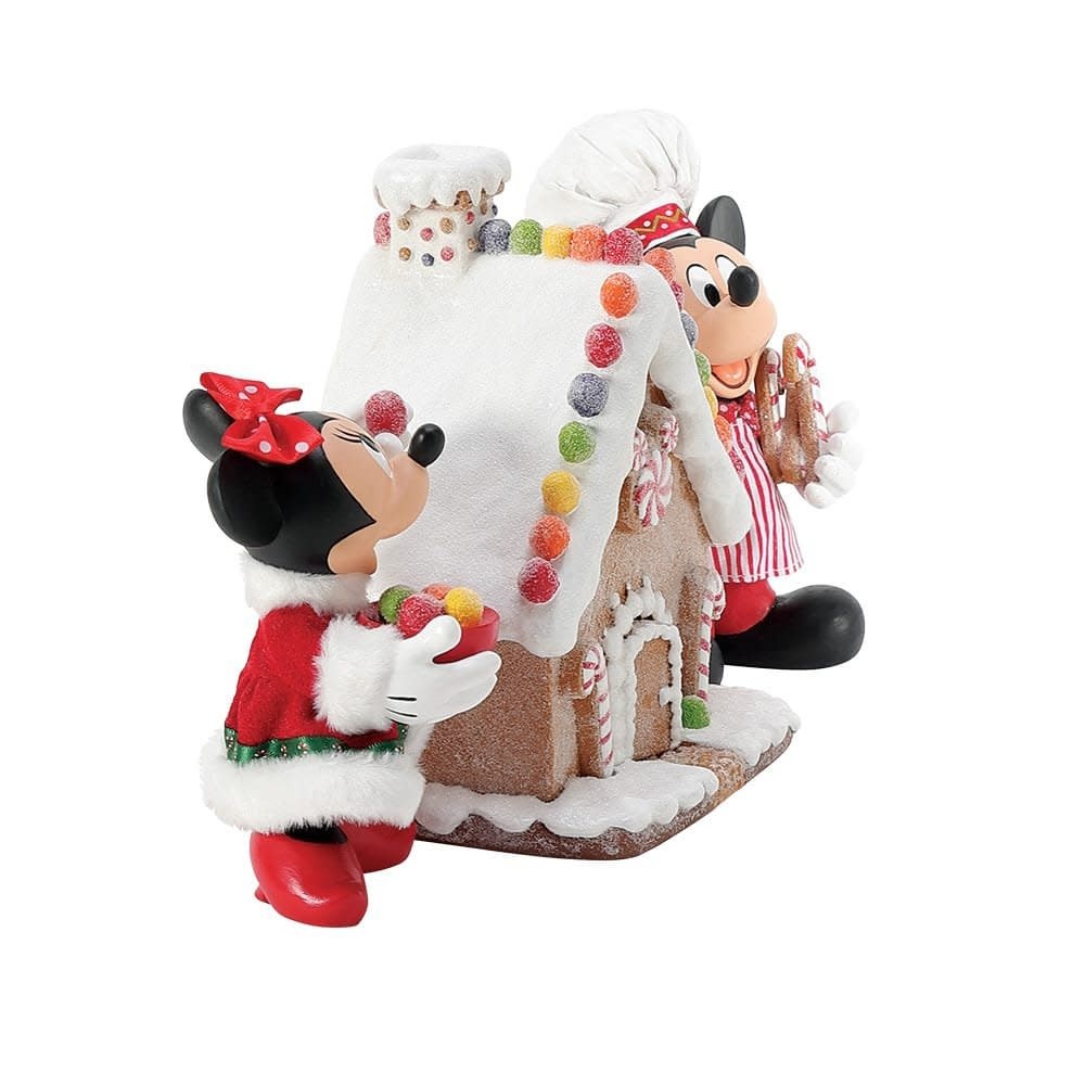 Figurine: Mickey and Minnie's - Gingerbread House