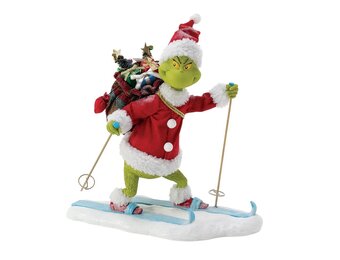 Figurine: Grinch - Delivery (Grinch on Skis)