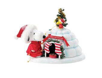 Figurine: Snoopy's - Puffer Iglo,  Peanuts van Mogelijke Dromen