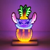 Lichtbeeld: Stitch  - in Pineapple Infinity Mirror