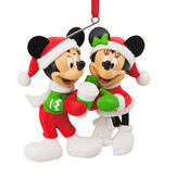 Kerstfigurine: Mickey & Minnie