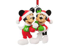 Kerstfigurine: Mickey & Minnie