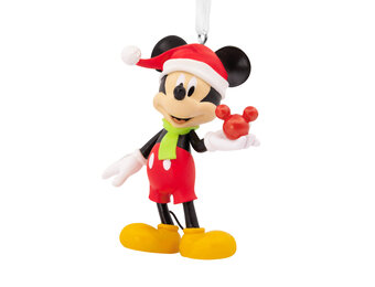 Kerstornament: Mickey Holding Orn