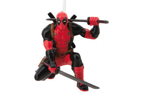 Kerstornament:  Deadpool Crouhing