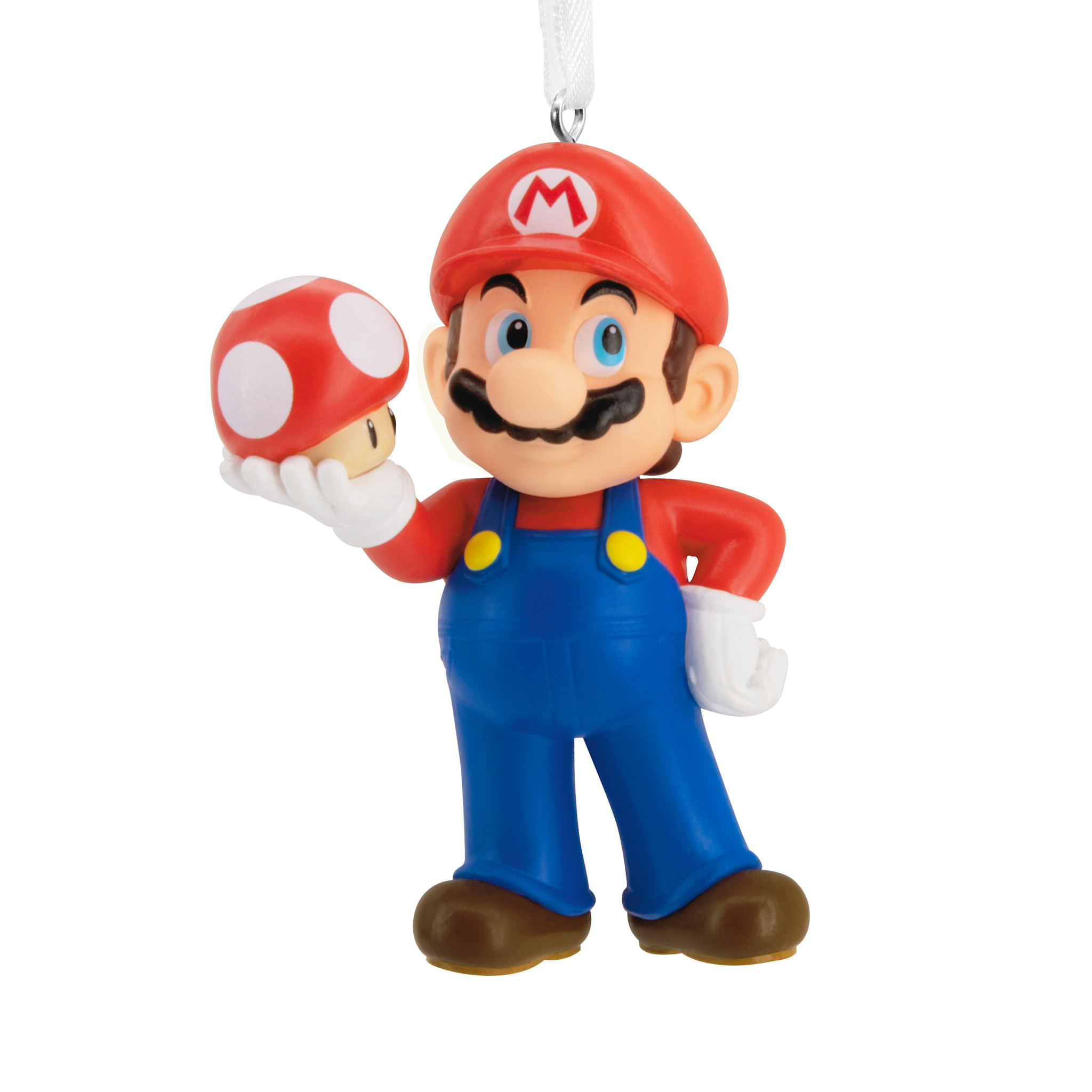 Kerstornament: Mario with Mushroom