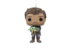 Kerstornament: Mandalorian & Grogu - Funko