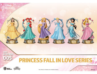 6 Mini Diorama set: Stage Statues Princess Fall In Love Series