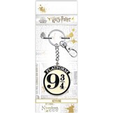 Sleutelhanger: Harry Potter - Platform 9 3/4. Metaal
