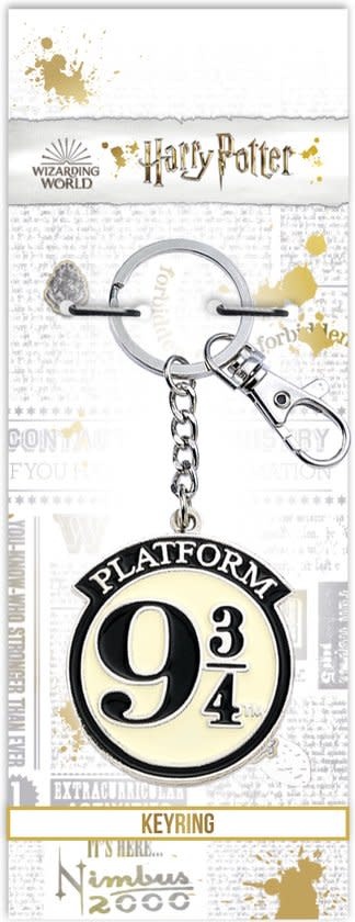 Sleutelhanger: Harry Potter - Platform 9 3/4. Metaal