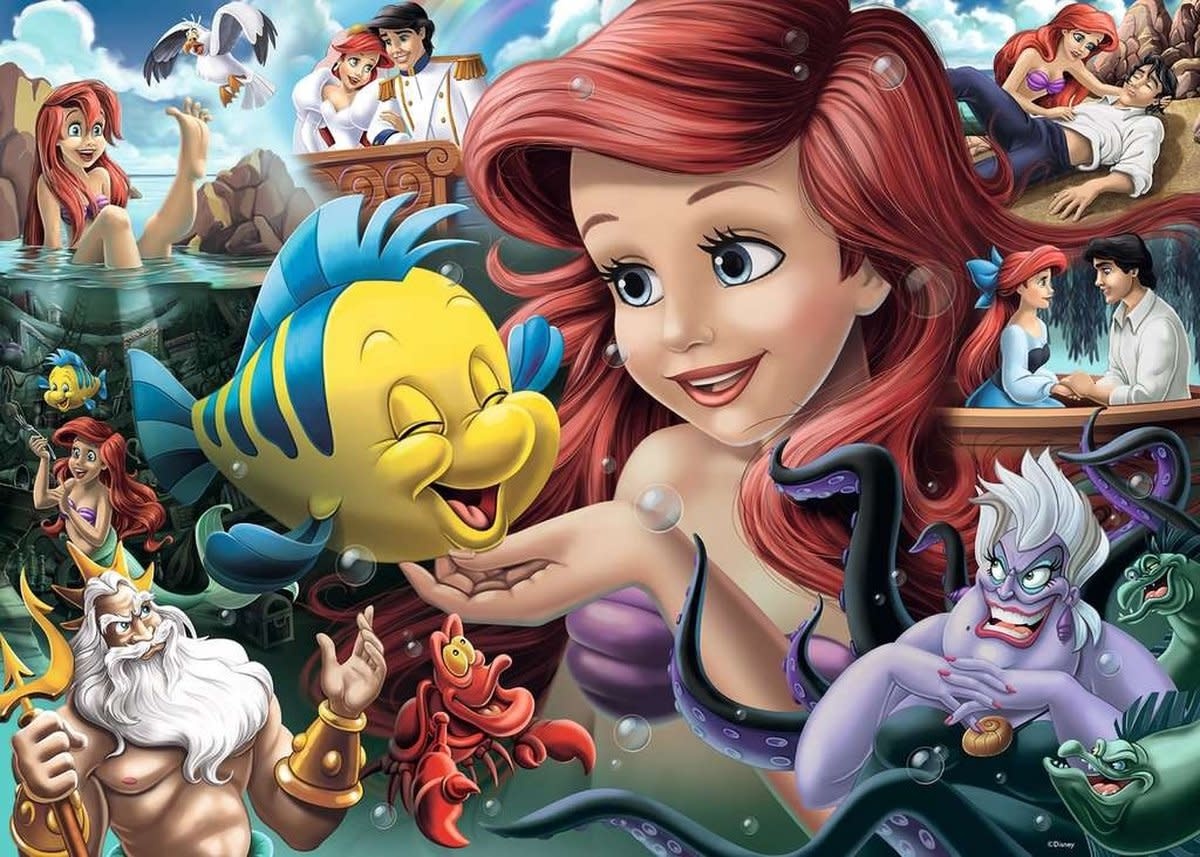 Ravensburger Puzzel 1000 stukjes: De kleine zeemeermin