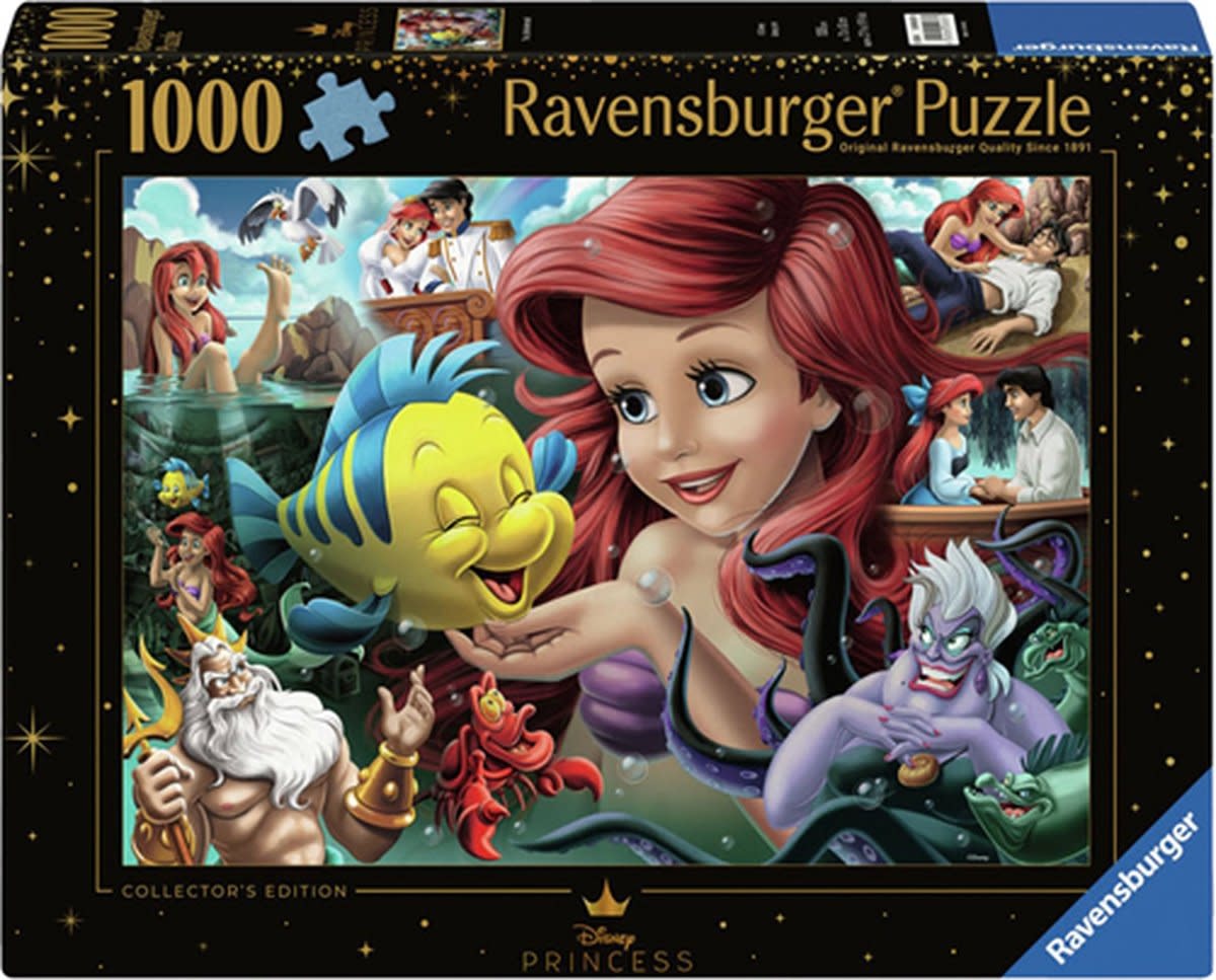 Ravensburger Puzzel 1000 stukjes: De kleine zeemeermin