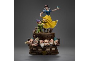 Figurine: Snowwhite and the Seven Dwarfs - Art Scale Statue 1/10 Snowwhite and Dopey Deluxe Edition