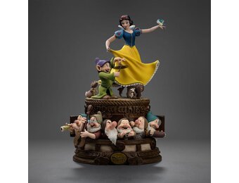 Figurine: Snowwhite and the Seven Dwarfs - Art Scale Statue 1/10 Snowwhite and Dopey Deluxe Edition
