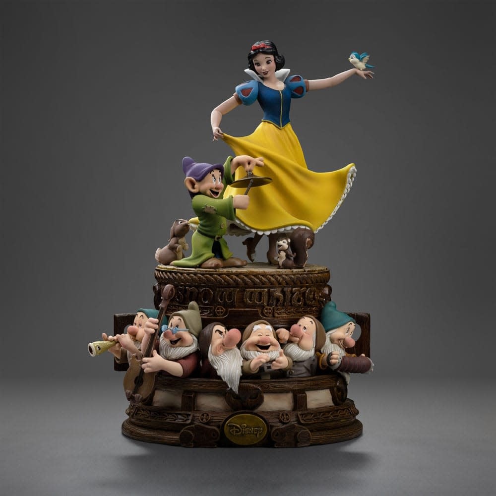 Figurine: Snowwhite and the Seven Dwarfs - Art Scale Statue 1/10 Snowwhite and Dopey Deluxe Edition