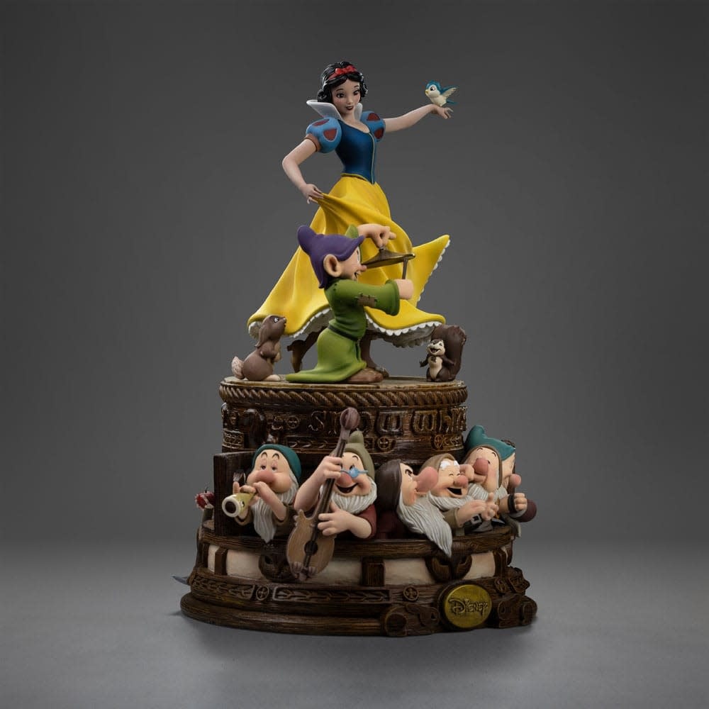Figurine: Snowwhite and the Seven Dwarfs - Art Scale Statue 1/10 Snowwhite and Dopey Deluxe Edition