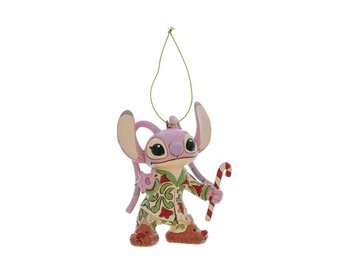 Ornament:  Angel in Christmas PJs Hanging Ornament