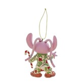 Ornament:  Angel in Christmas PJs Hanging Ornament