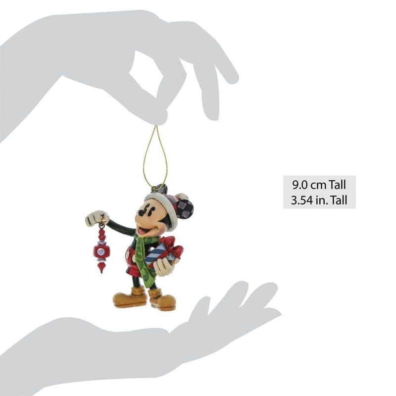 Ornament: Mickey Holding Gifts Hanging Ornament