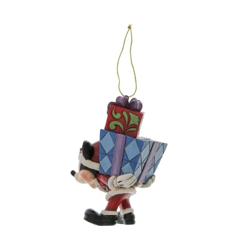 Ornament: Mickey with Gifts on his Back Hanging Ornament