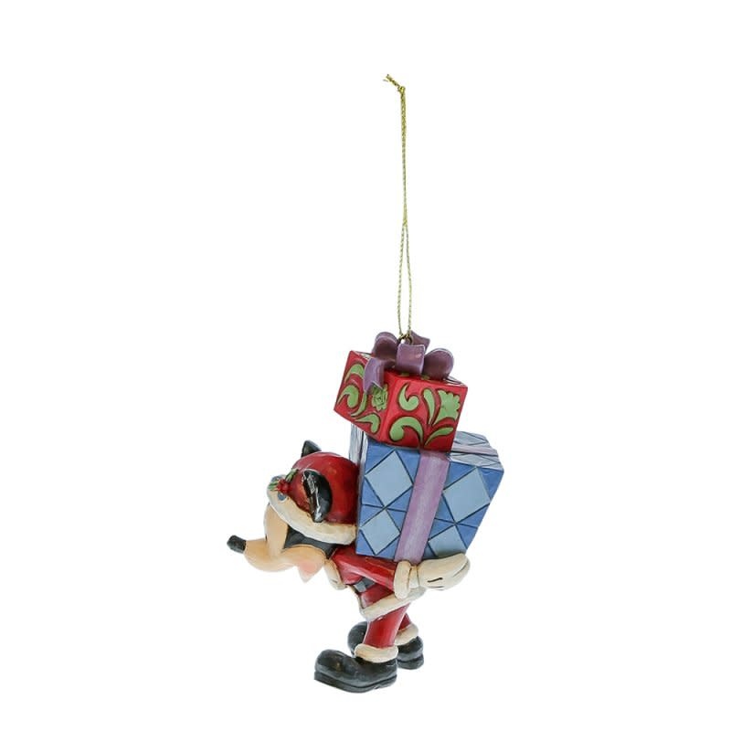 Ornament: Mickey with Gifts on his Back Hanging Ornament