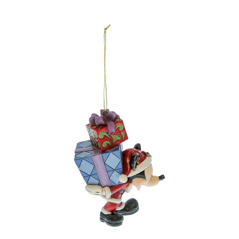 Ornament: Mickey with Gifts on his Back Hanging Ornament
