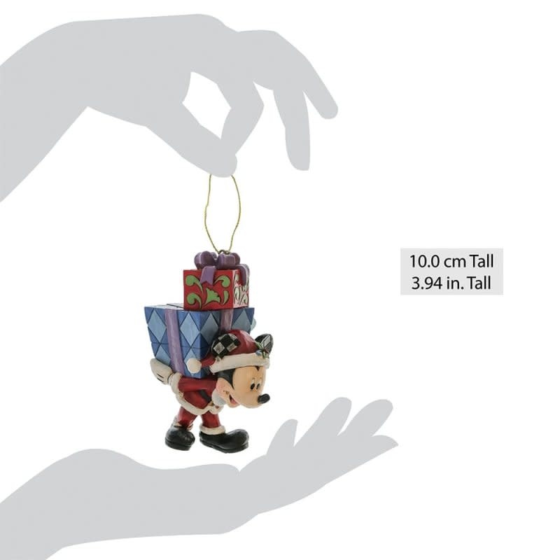 Ornament: Mickey with Gifts on his Back Hanging Ornament