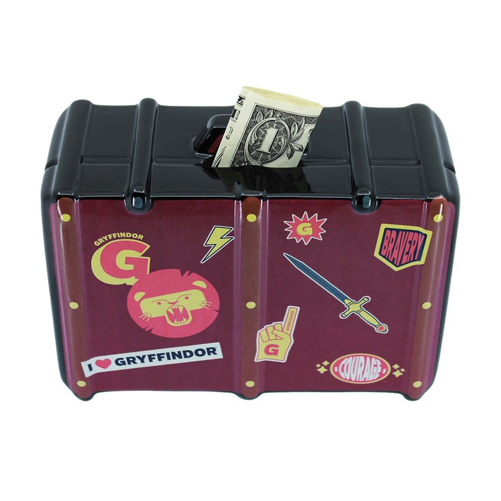 Spaarpot: Gryffindor - Suitcase Money Bank