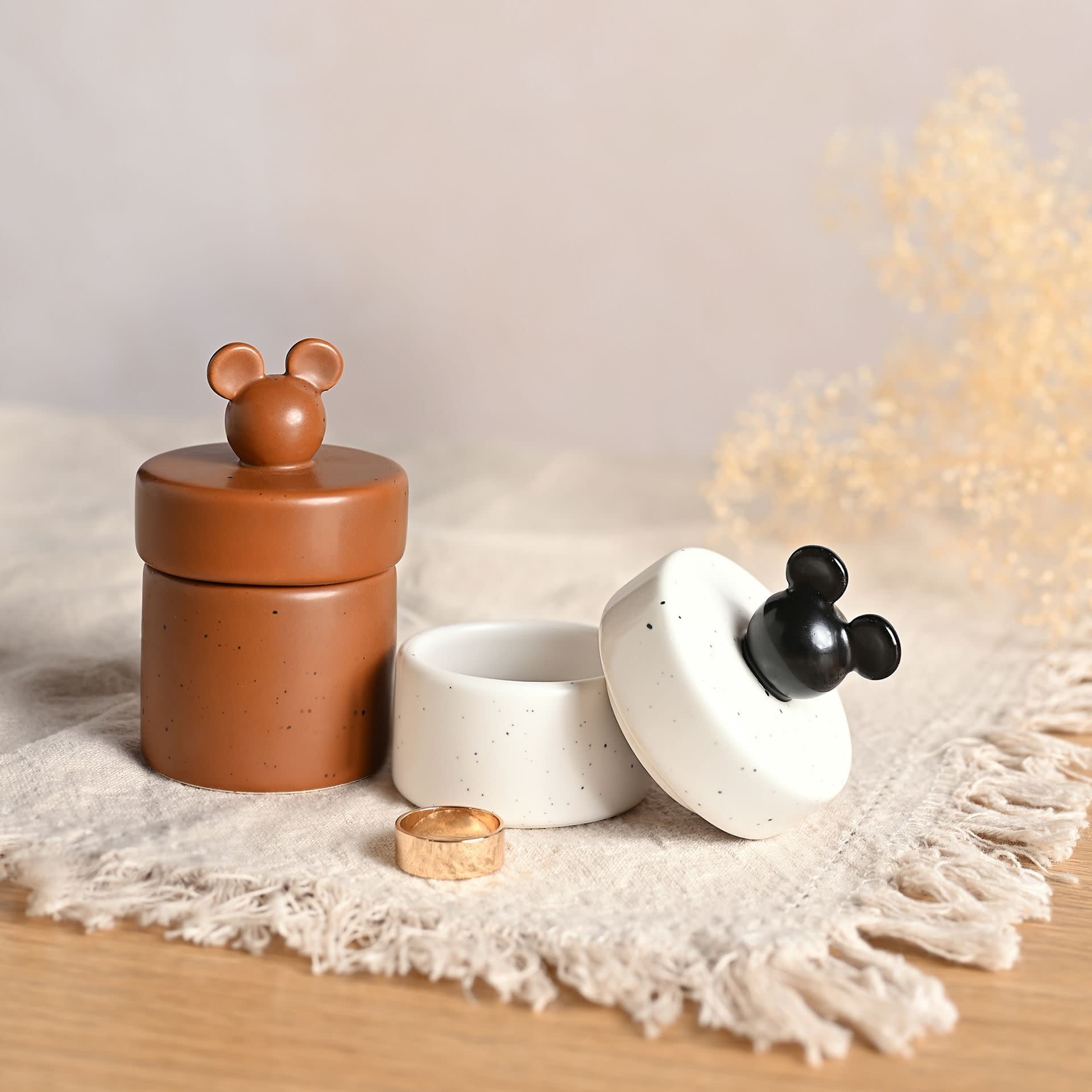 2 Opbergpotjers: Mickey - Shapes