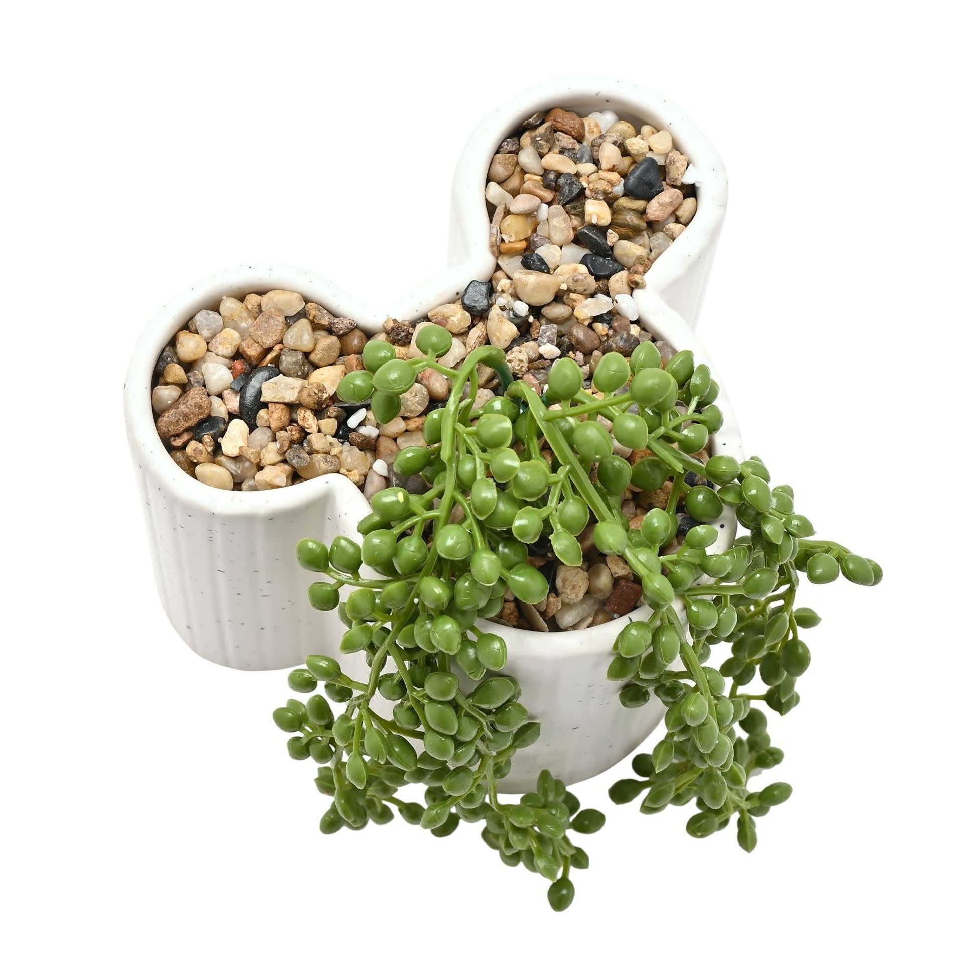 Plantenpot: Mickey - Shapes Planter with Faux Plant