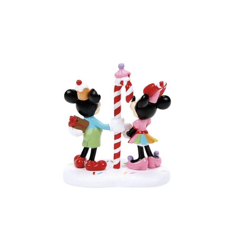 Figurine: Mickey and Minnie - Share a Treat - Disney Village by D56