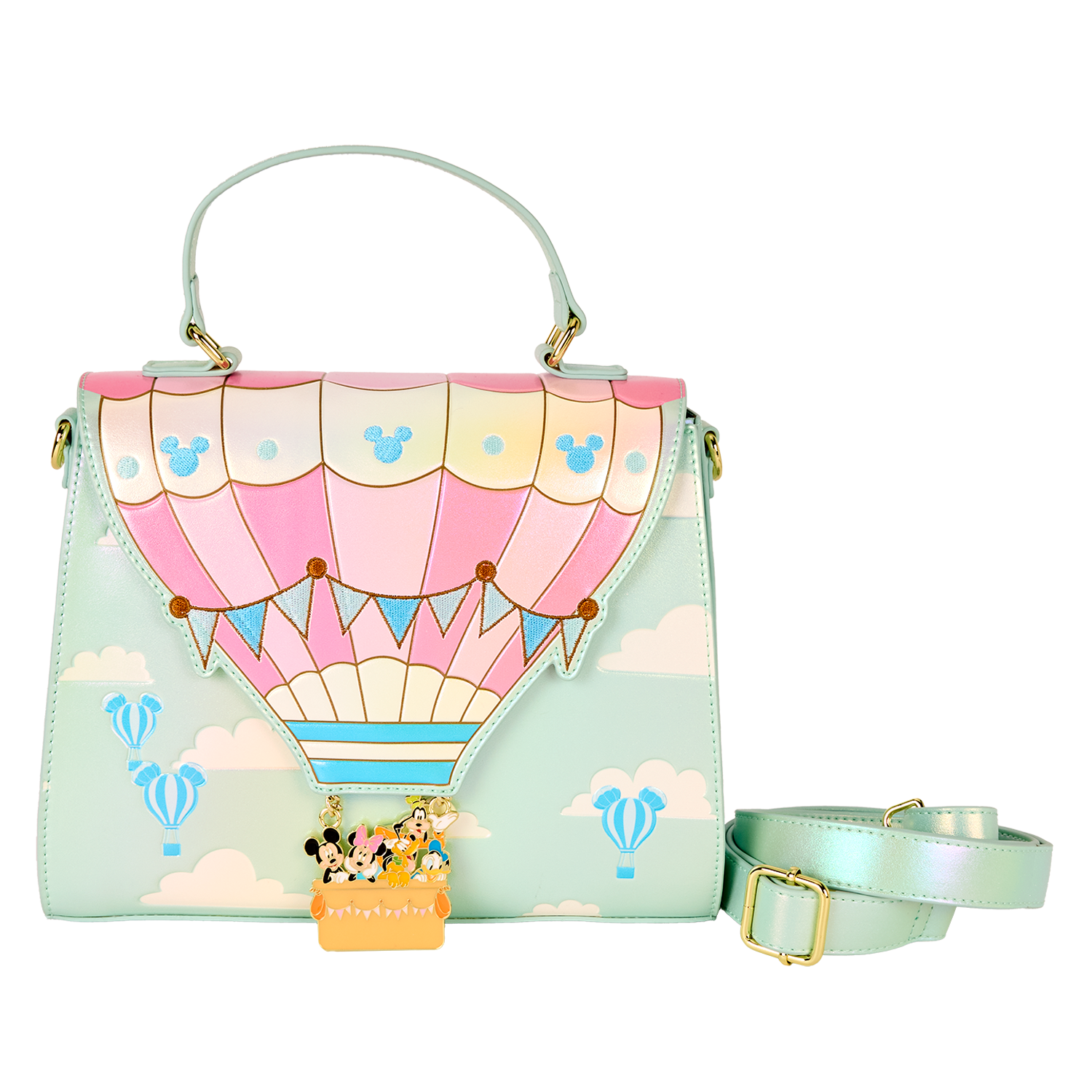 Crossbody Bag:Disney - Mickey & Friends - Hot Air Balloon