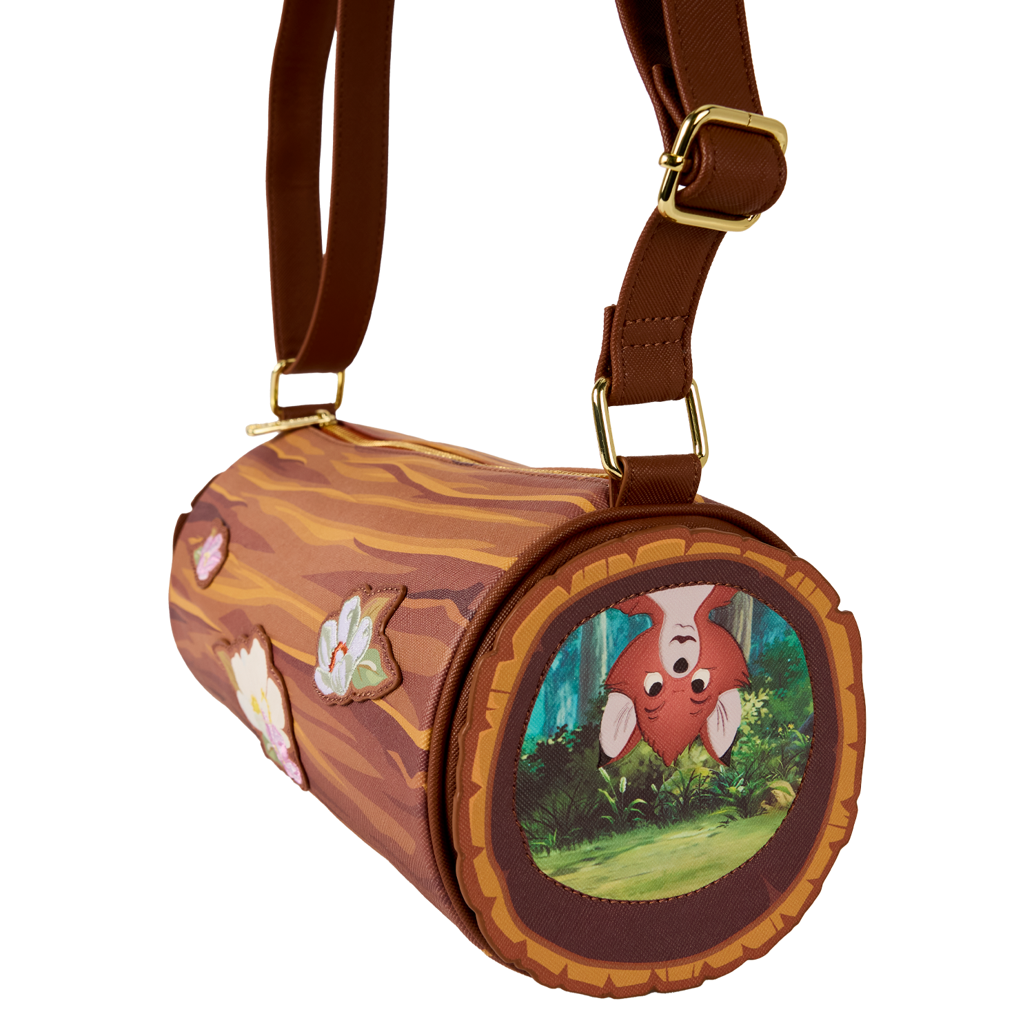 Crossbody Bag :Disney - Fox and the Hound - Log