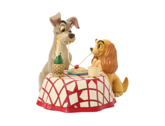 Figurine: Lady & the Tramp - Dinner for Two Spaghetti