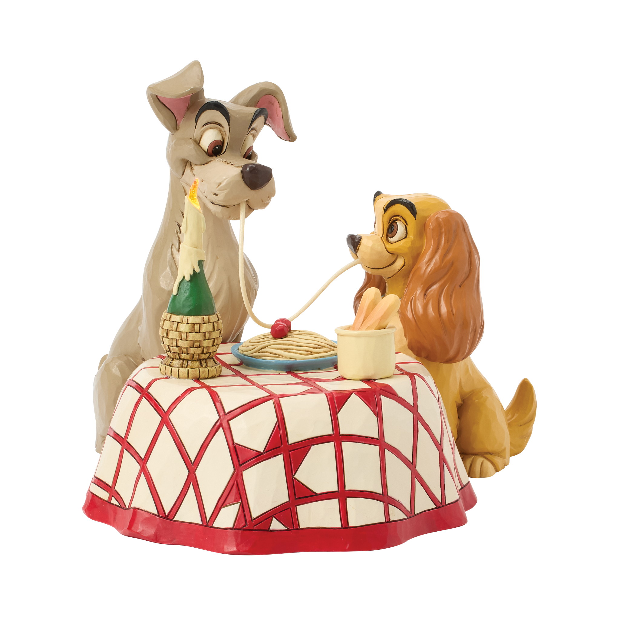 Figurine: Lady & the Tramp - Dinner for Two Spaghetti