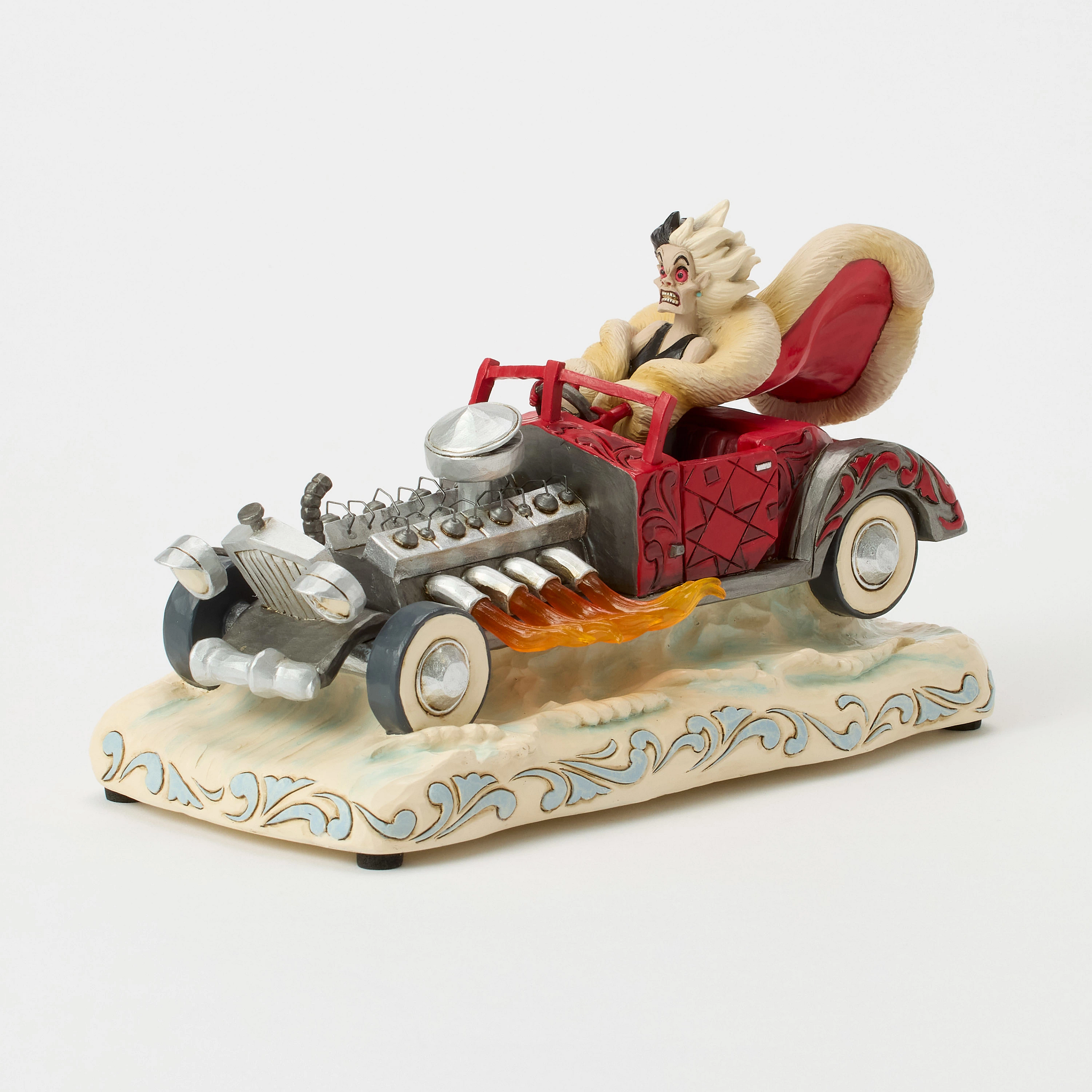 Figurine: Driving De Vil-ishly- (Cruella Musical Car)
