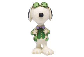 Mini Figurine: Snoopy - Shamrock