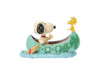 Figurine: Snoopy - Canoe